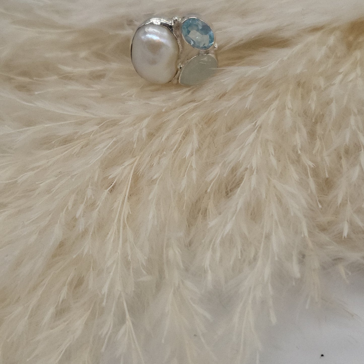 Gemstone Adjustable Ring