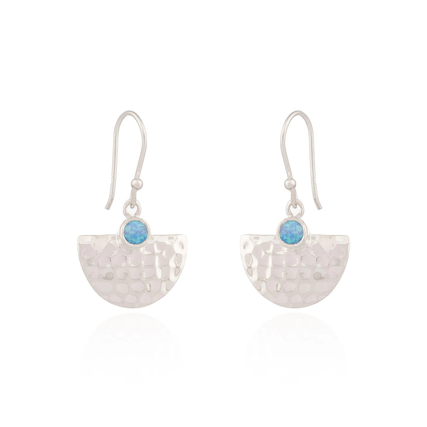 HALF MOON OPAL EARRINGS