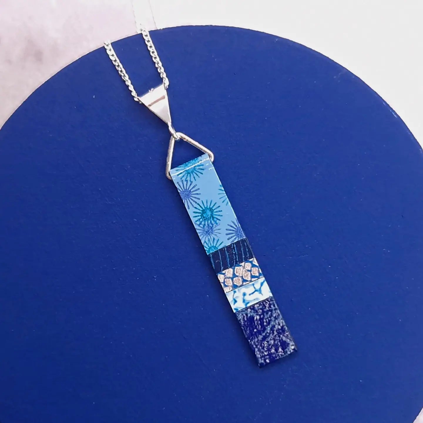 Long Slim Pendant - Summer Skies