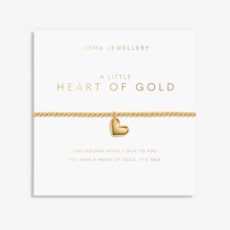 A Little 'Heart Of Gold' Bracelet In Gold Plating
