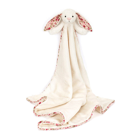 Blossom Cream Bunny 'Berry' Blankie