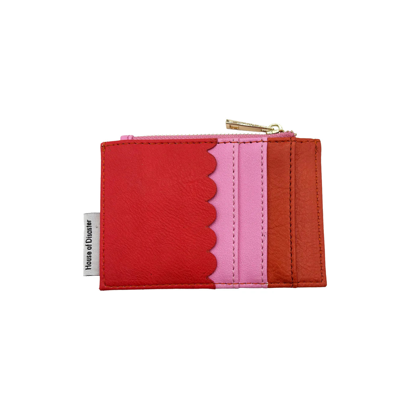 Coral Lobster Zip Purse