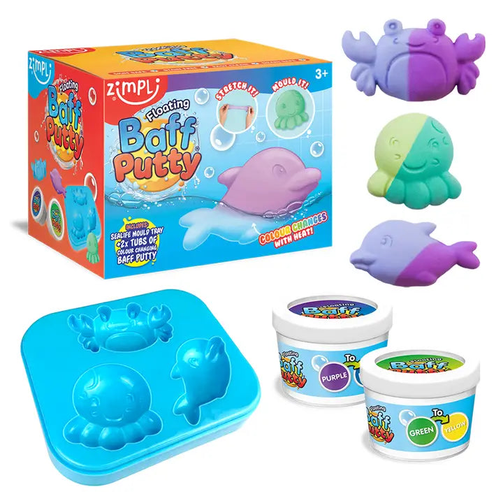 Floating Bath Putty, Stretch,Mould,Colour Changing