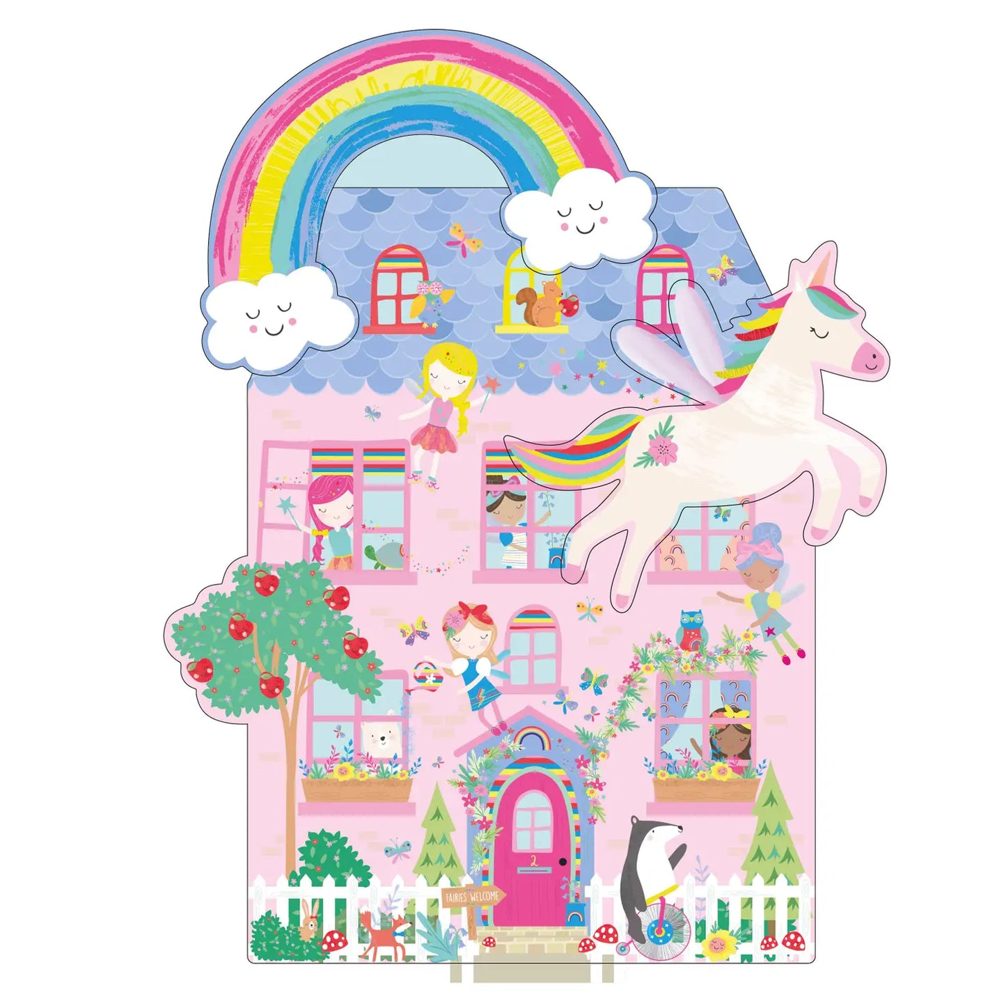 100pc 3 in 1 Puzzle in A Puzzle - Rainbow Fairy