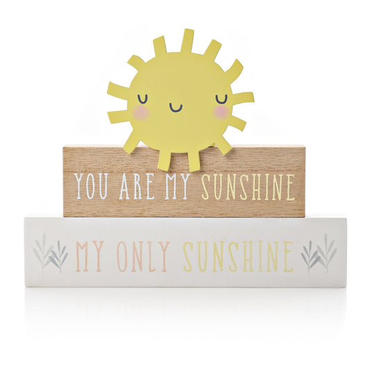Petit Cheri stacked Mantel Plaque "You Are My Sunshine"