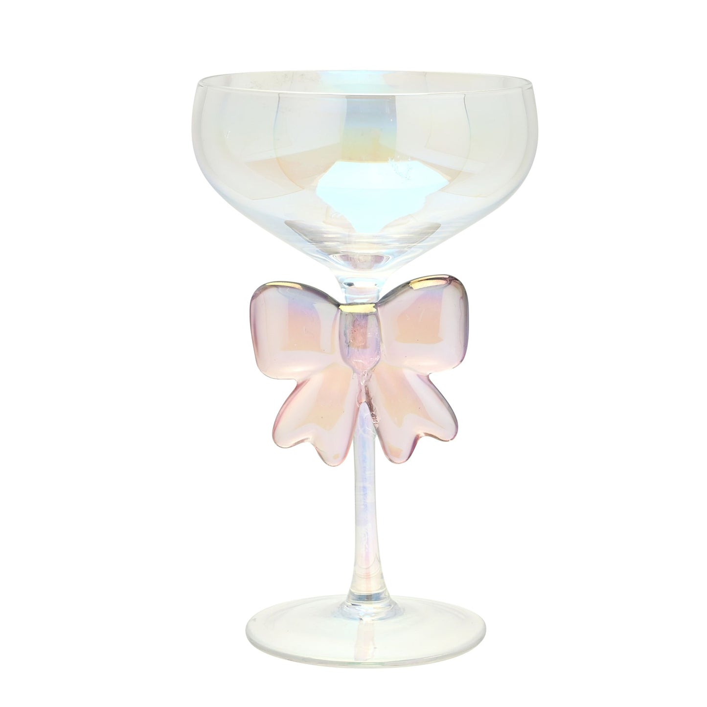 Hestia Iridescent Bow Martini Glass