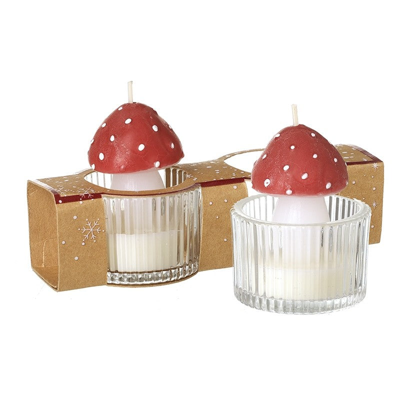 Mushroom Candles Set