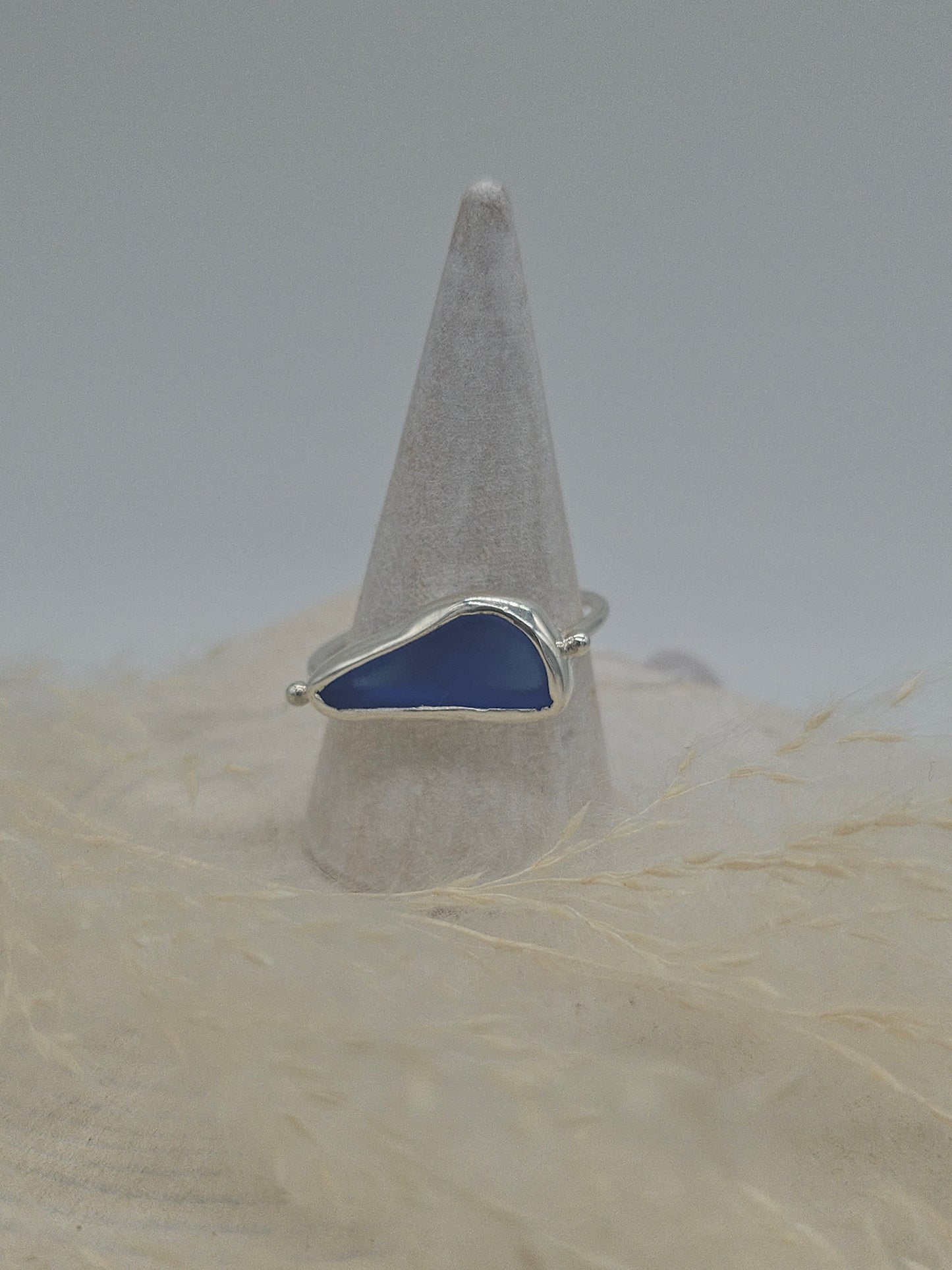 Cornish Sea Glass Ring - Size S