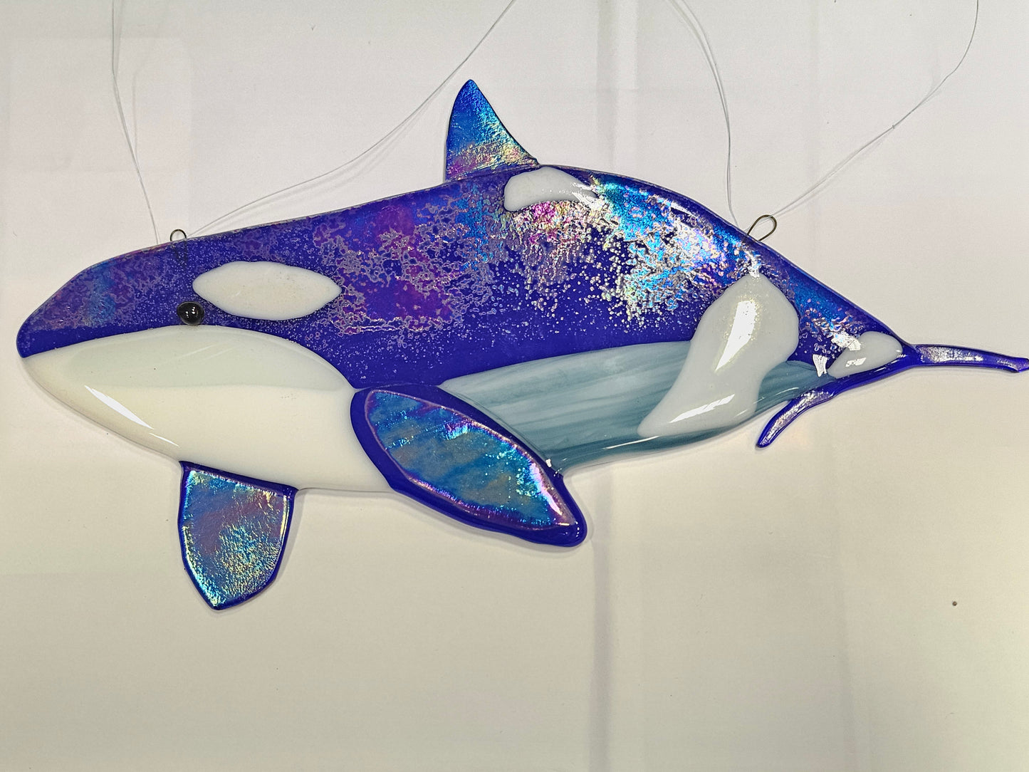 Fused Glass whale