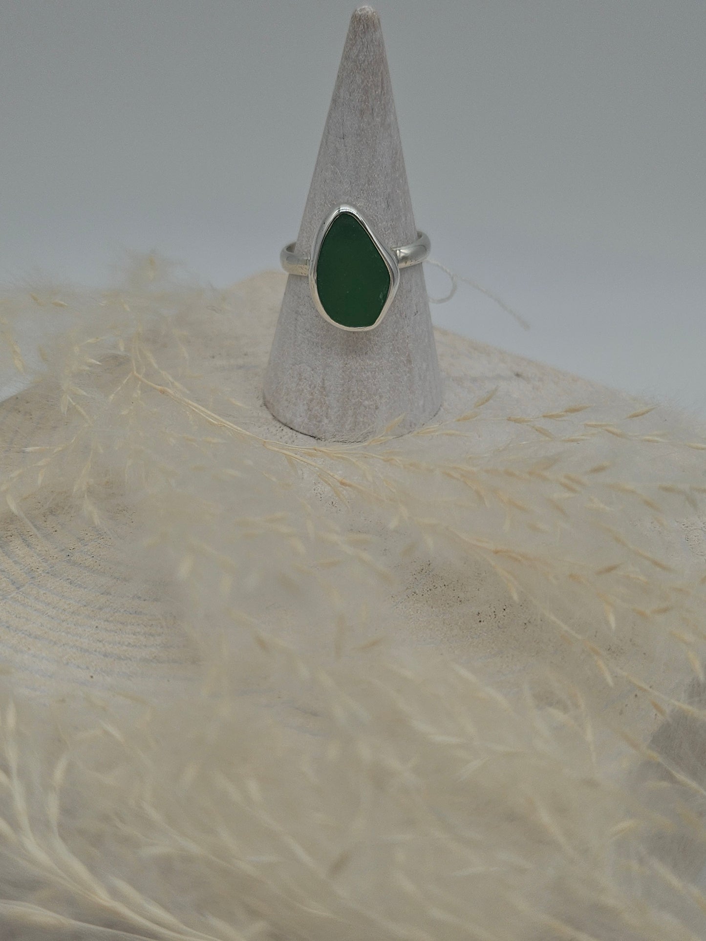 Cornish Sea Glass Ring - M