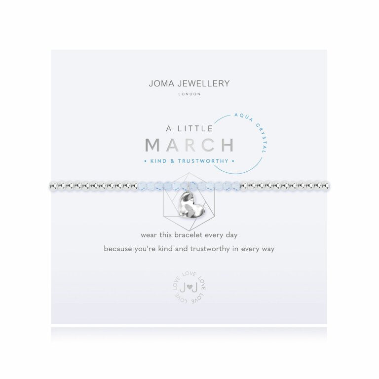 A Little Birthstone March Aqua Crystal