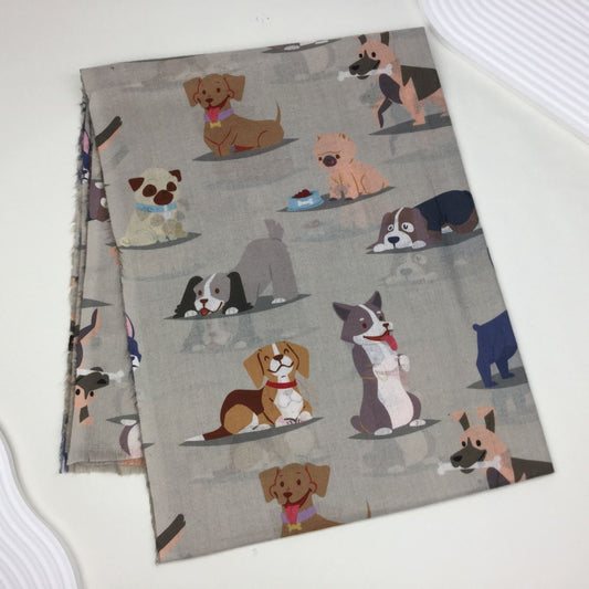 fun dog scarf