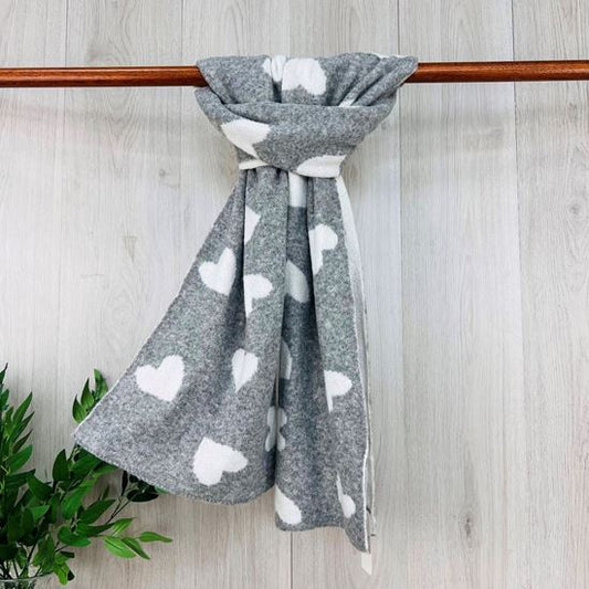 Heart scarf