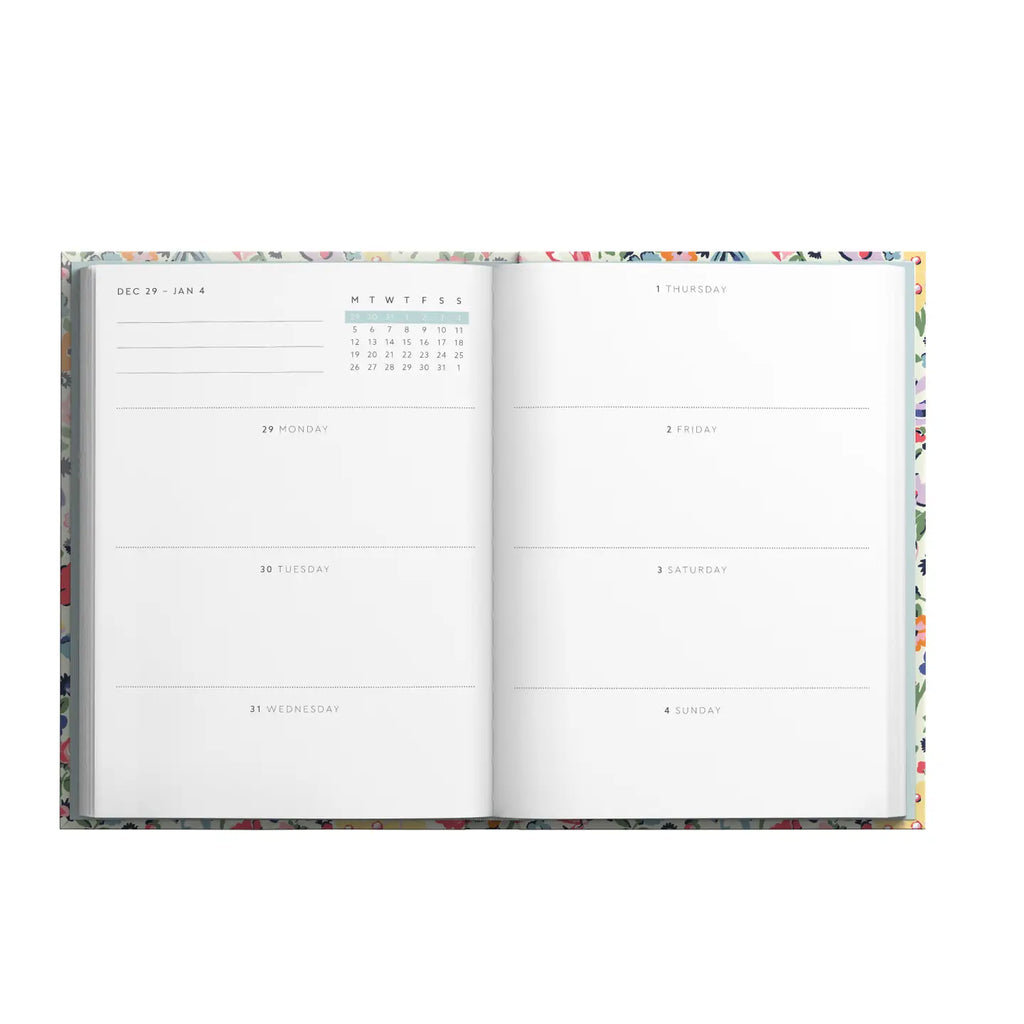 2027 Bee and Flowers Diary (A6)