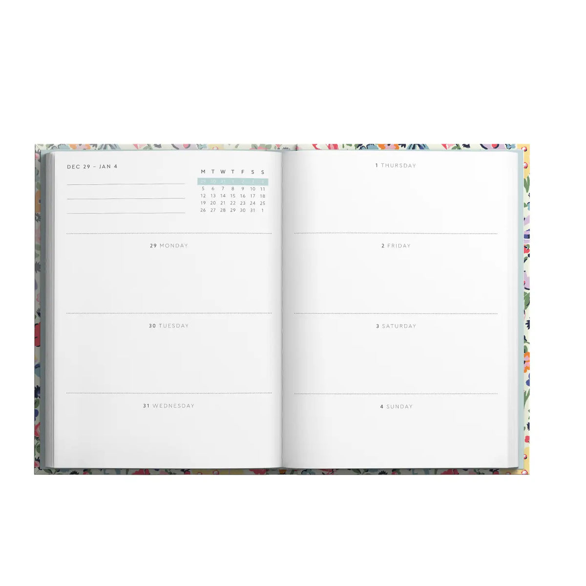 2027 Bee and Flowers Diary (A6)