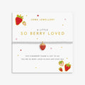 A Little Vibes 'So Berry Loved' Bracelet In Silver And Gold Plating