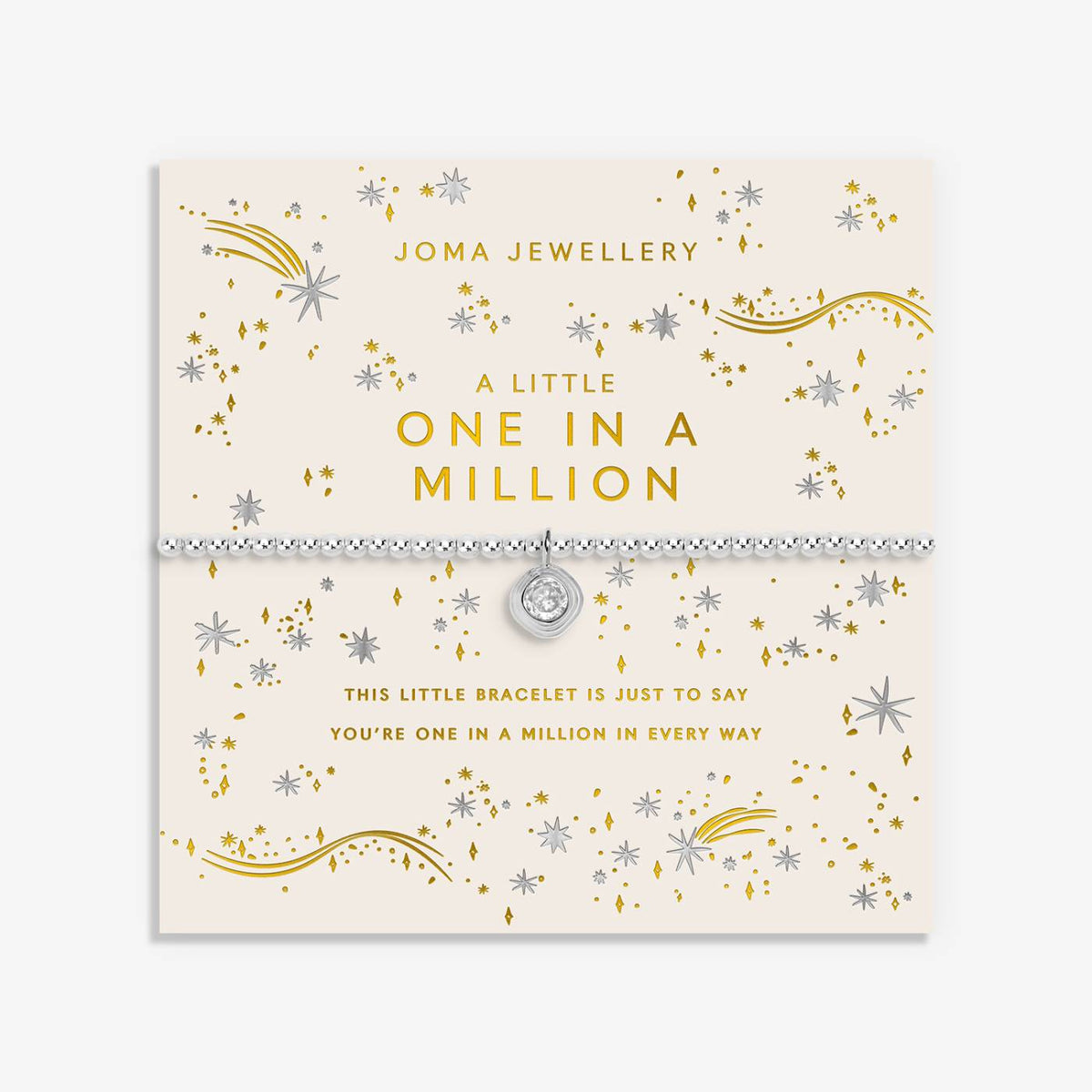 Christmas A Little 'One In A Million' Bracelet In Silver Plating