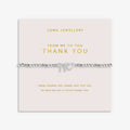 Forever Yours 'From Me To You Thank You' Bracelet In Silver Plating