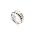 Floral Single Spinner Ring UK Size P