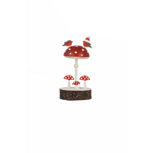Robins On Toadstool