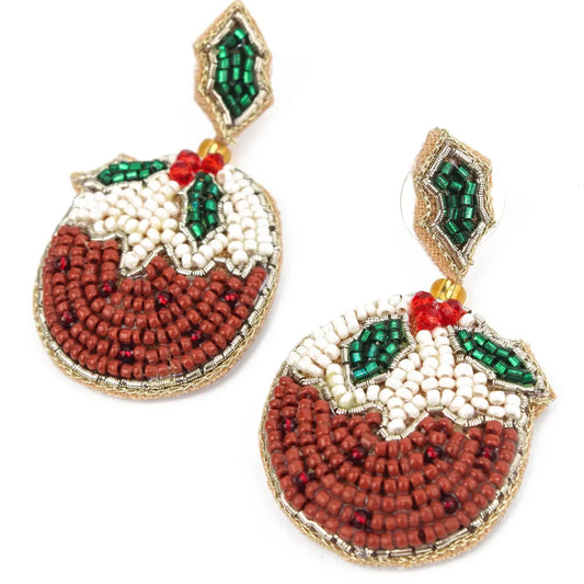 Xmas Pudding Earrings