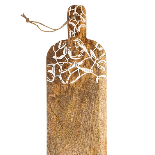 Robin and Mistletoe Serving Board