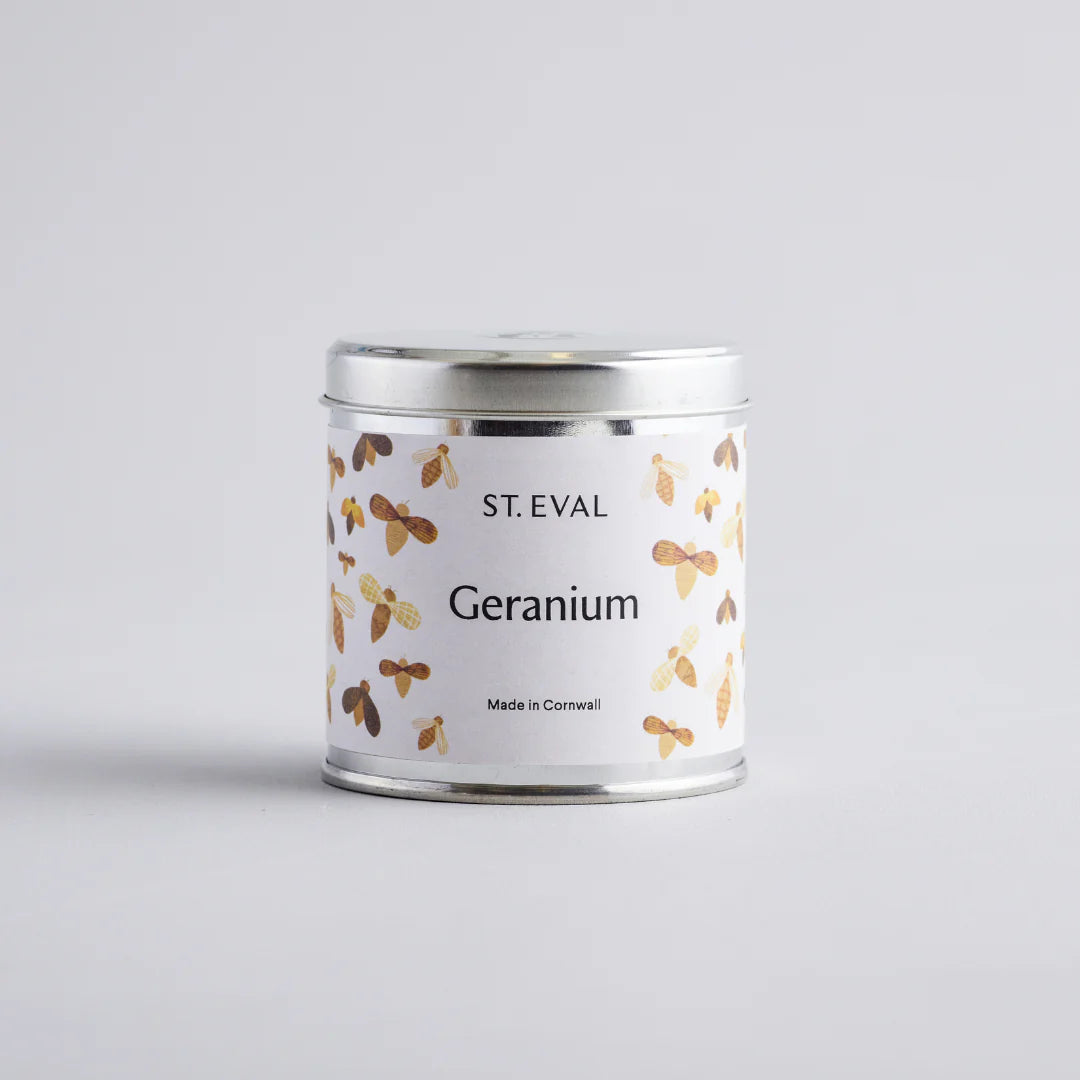 Geranium Nature's Garden Scented Tin Candle