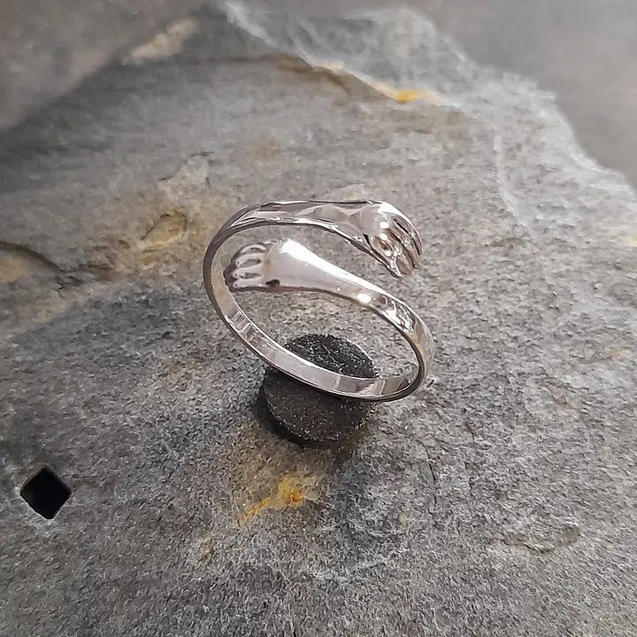 Silver Hug Ring One Size