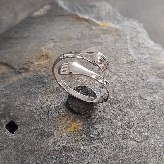 Silver Hug Ring One Size