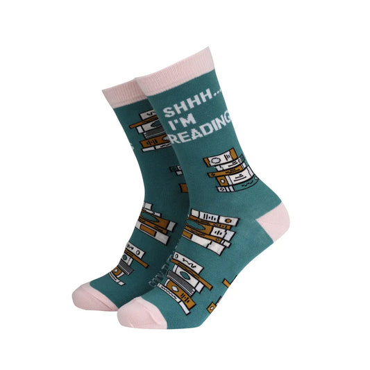 Shhh…I’m Reading - Ladies Bamboo Socks
