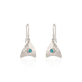 Fish Tail Opal Earrings