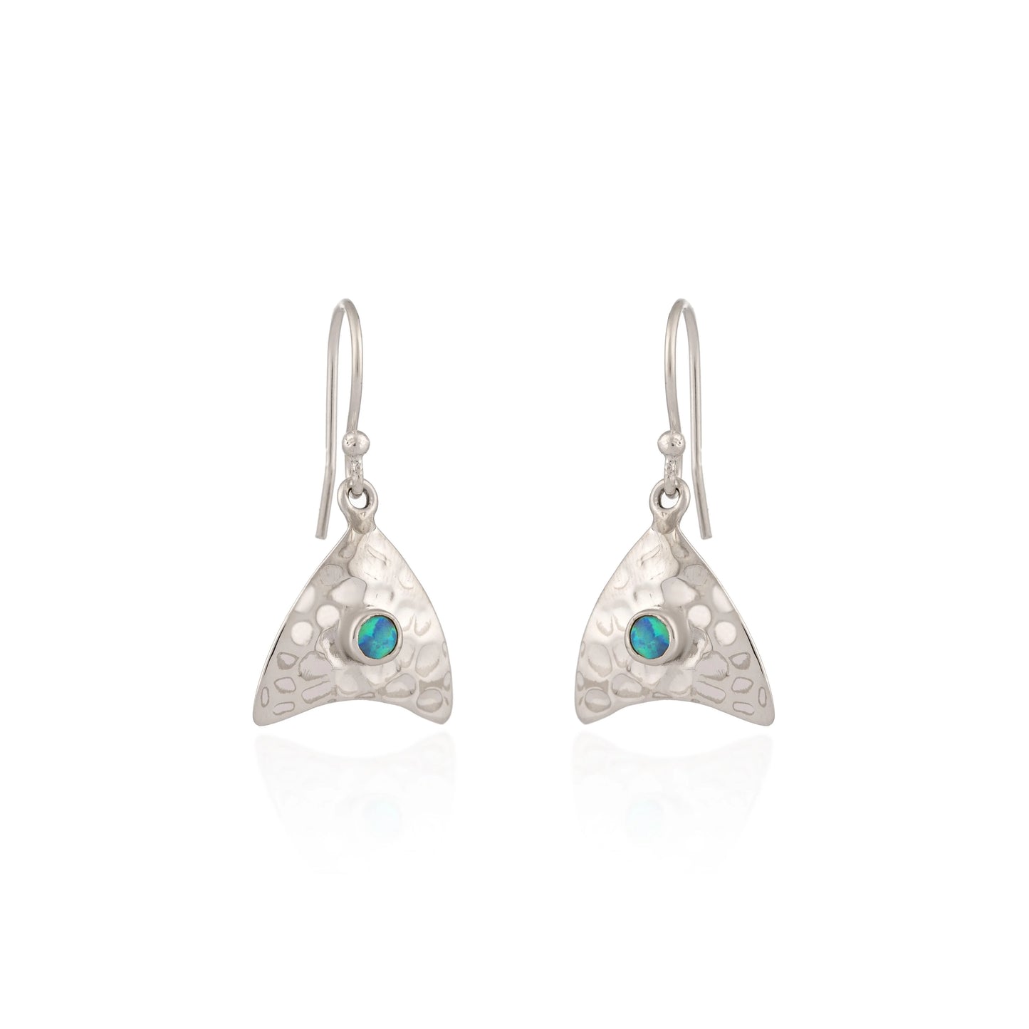 FISH TAIL OPAL EARRINGS