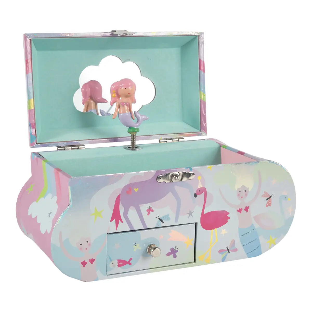 Musical Jewellery Box Cloud Shape - Fantasy