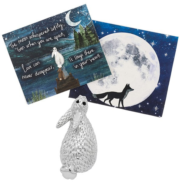 Fox Under The Moon Pin When You Are Apart