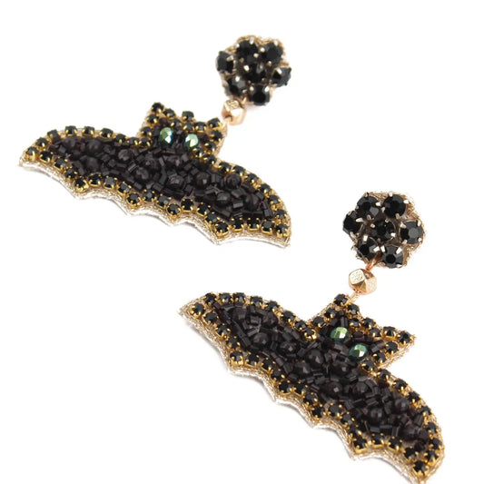 Halloween Bat Earrings