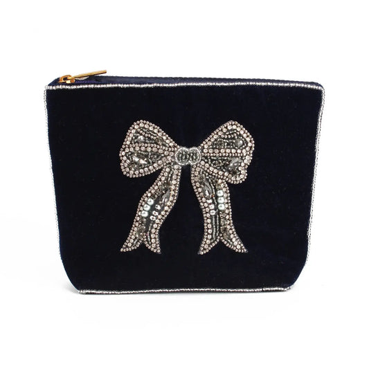 Silver Bow Small Pouch