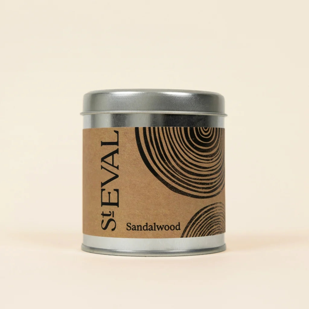 Sandalwood Scented Tin Candle