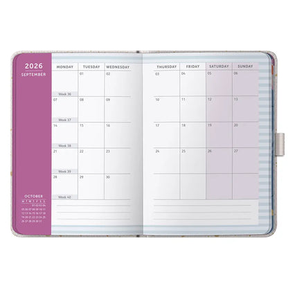 2026 A6 Diary, Weekly Planner, To-Do Lists & Notes | Gold