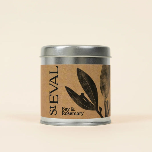 Bay & Rosemary Scented Tin Candle