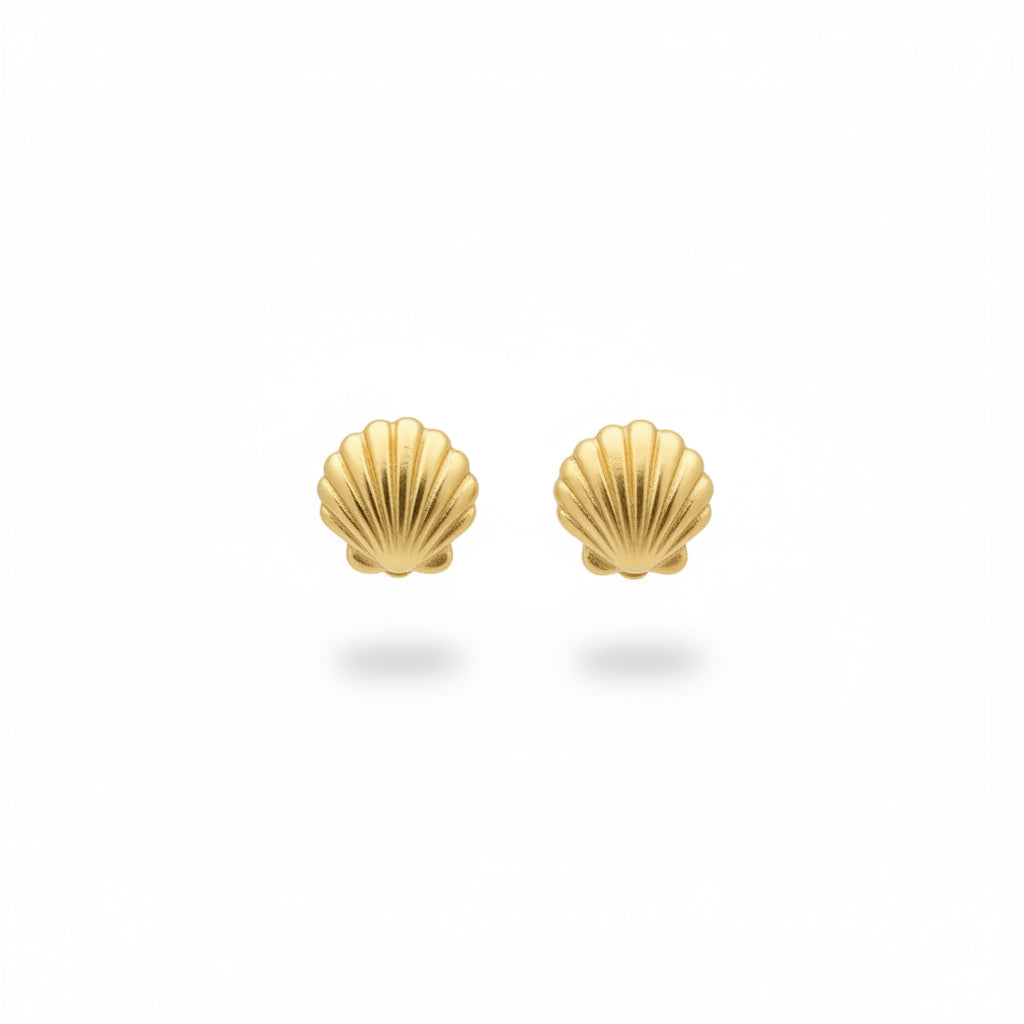 Tarnish Resistant Shell Studs