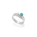 Starfish And Opal Ring UK Size P