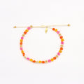 Kelopak Daisy Chain Beaded Anklet, Adjustable Ankle Bracelet