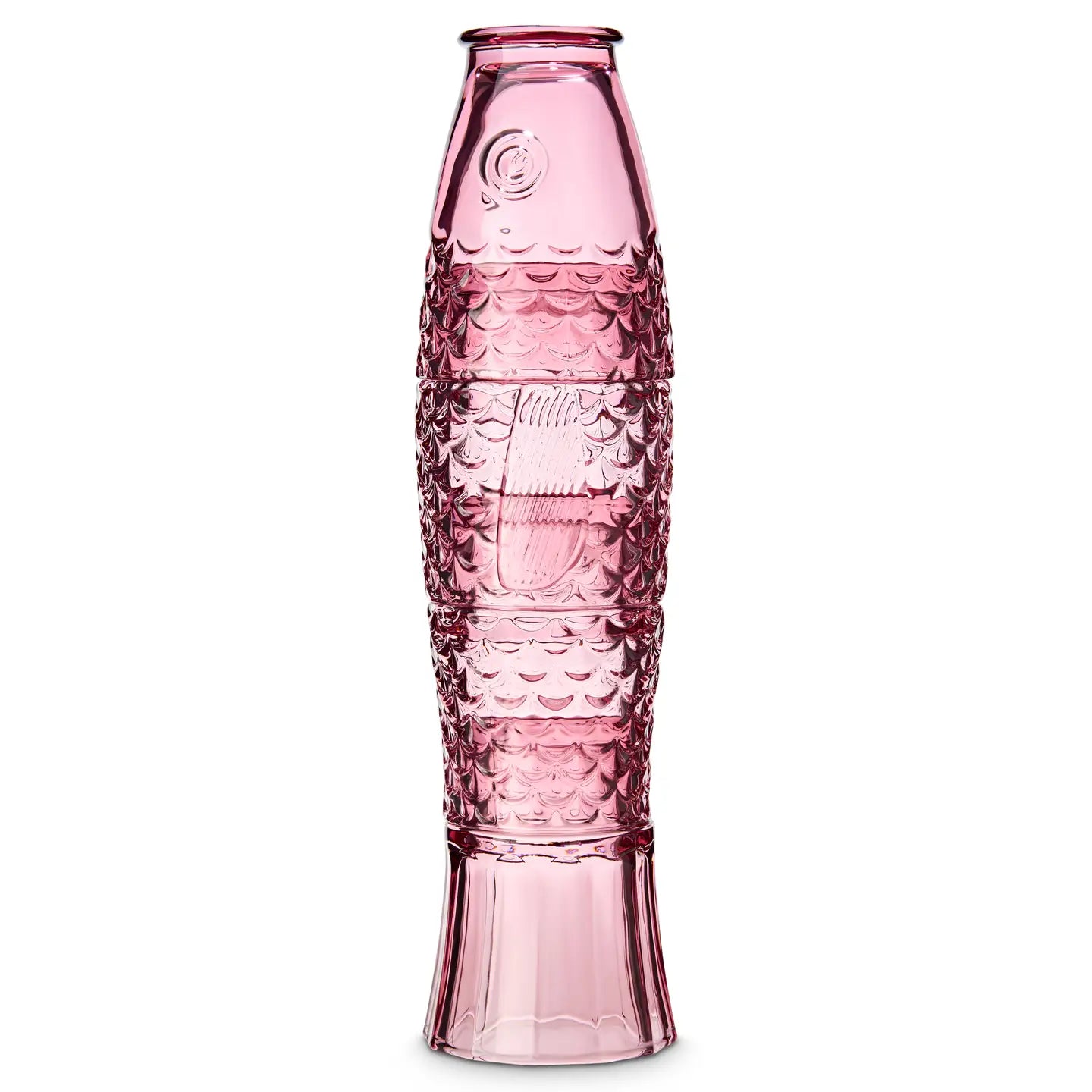Fish Stacking Drinking Glass - Set of 4 Pink