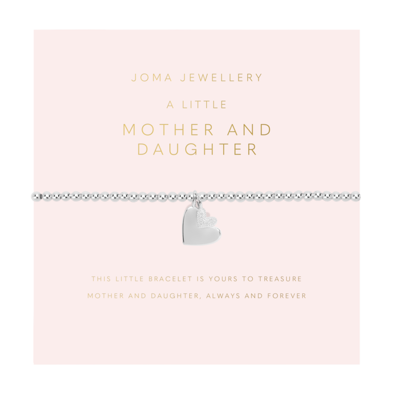 Mother's Day A Little 'Mother And Daughter' Bracelet In Silver Plating