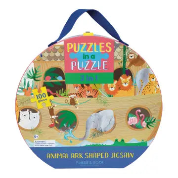 100pc 3 in 1 Puzzle in A Puzzle - Jungle