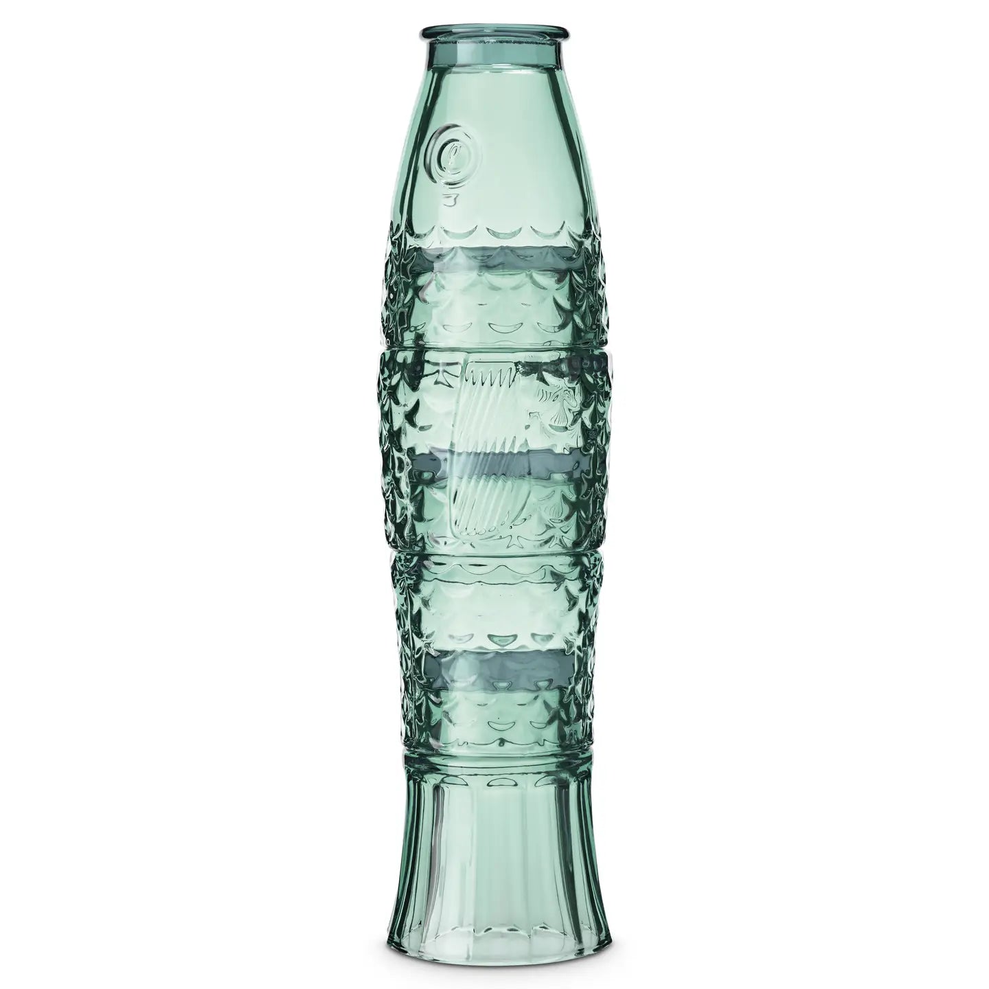 Fish Stacking Drinking Glass - Set of 4 - Green