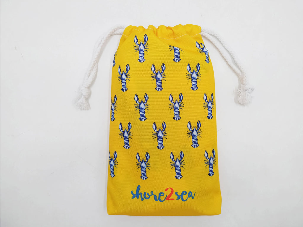 100% Recycled Microfibre Towel Yellow