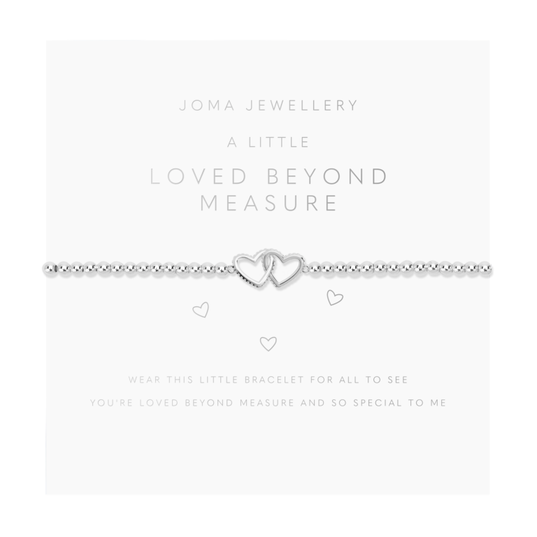 A Little 'Loved Beyond Measure' Bracelet In Silver Plating