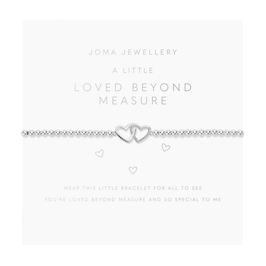 A Little 'Loved Beyond Measure' Bracelet In Silver Plating