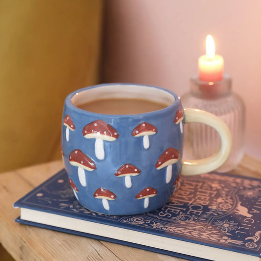 Blue Toadstool Mug